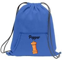 Salt Pepper Matching Halloween Costume Best Friends Gift Sweatshirt Cinch Pack Bag