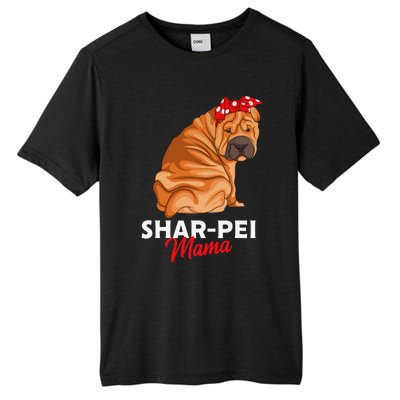 Shar Pei Mama Dog Mom Owner Funny Gift Tall Fusion ChromaSoft Performance T-Shirt