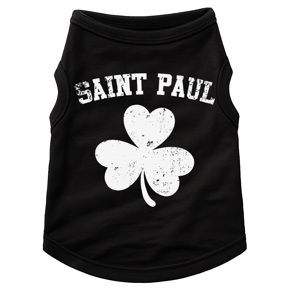 Saint Paul Minnesota St Patrick's Day Shamrock Doggie Tank