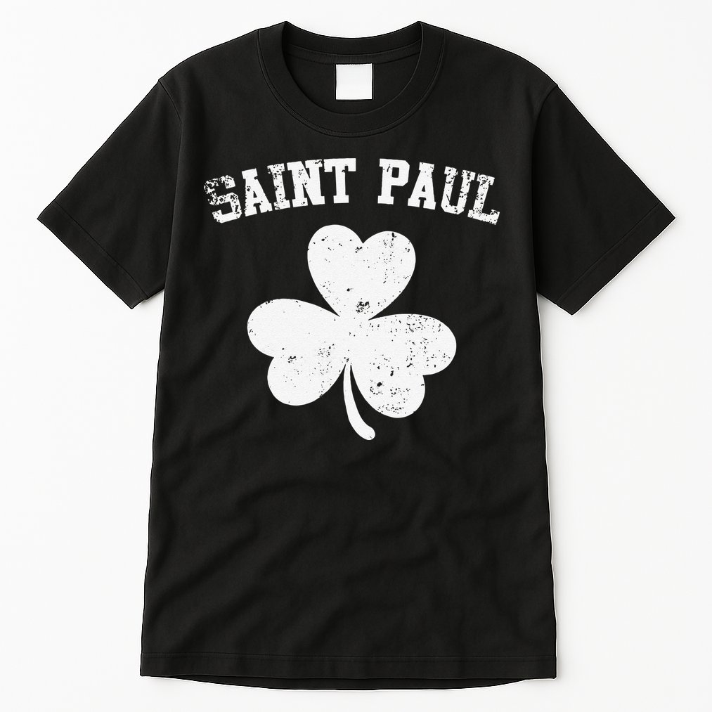 Saint Paul Minnesota St Patrick's Day Shamrock Tall T-Shirt