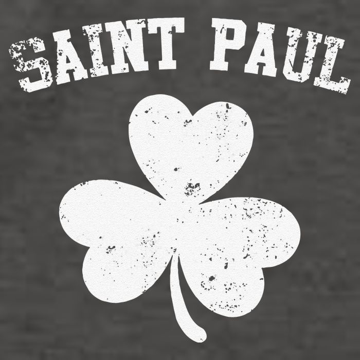 Saint Paul Minnesota St Patrick's Day Shamrock Vector Backpack
