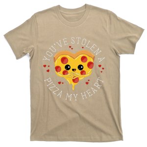 Stolen Pizza My Heart Funny Valentines Day Food Gift T-Shirt