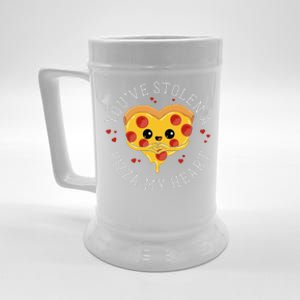 Stolen Pizza My Heart Funny Valentines Day Food Gift Beer Stein