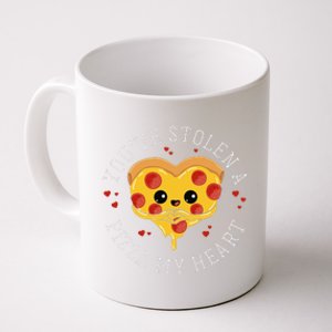 Stolen Pizza My Heart Funny Valentines Day Food Gift Coffee Mug