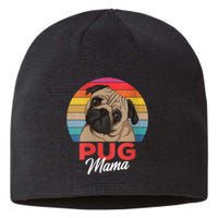 S Pug Mama Cute Dog Mom Funny Girls Gift Vneck Sustainable Beanie