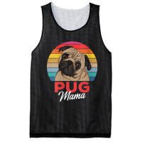 S Pug Mama Cute Dog Mom Funny Girls Gift Vneck Mesh Reversible Basketball Jersey Tank