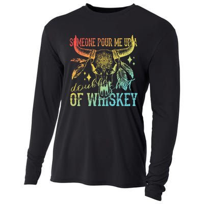 Someone Pour Me Up A Double Shot Of Whiskey Cooling Performance Long Sleeve Crew