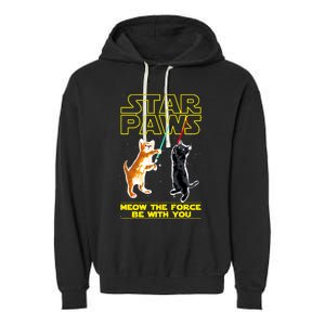 Star Paws Meow The Force Be With You Garment-Dyed Fleece Hoodie