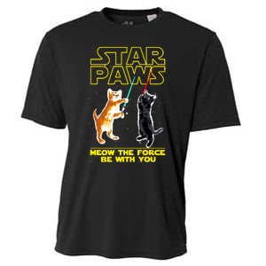 Star Paws Meow The Force Be With You Cooling Performance Crew T-Shirt