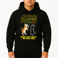 Star Paws Meow The Force Be With You Hoodie