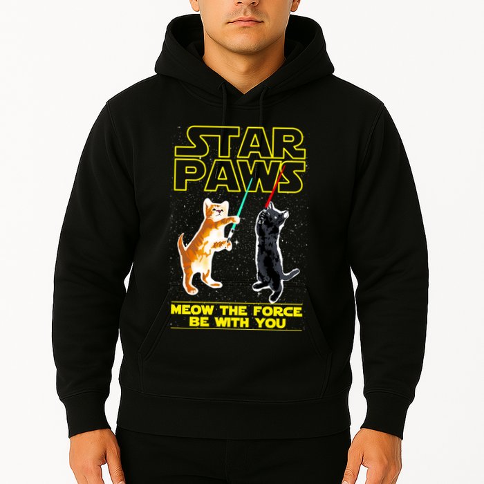 Star Paws Meow The Force Be With You Hoodie