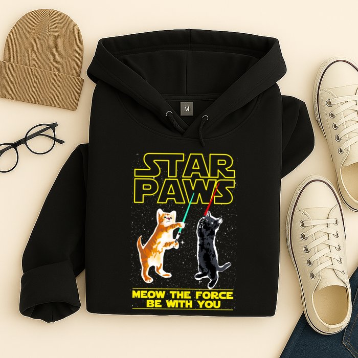 Star Paws Meow The Force Be With You Hoodie