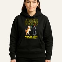 Star Paws Meow The Force Be With You Hoodie