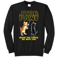 Star Paws Meow The Force Be With You Sweatshirt