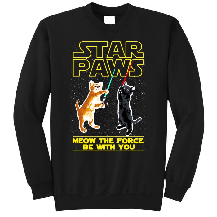 Star Paws Meow The Force Be With You Sweatshirt