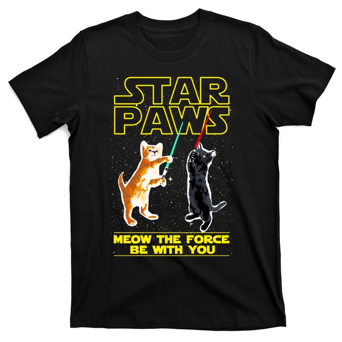 Star Paws Meow The Force Be With You T-Shirt