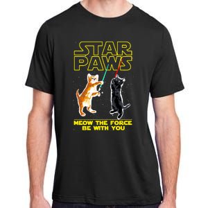 Star Paws Meow The Force Be With You Adult ChromaSoft Performance T-Shirt