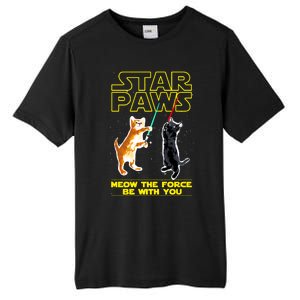 Star Paws Meow The Force Be With You Tall Fusion ChromaSoft Performance T-Shirt