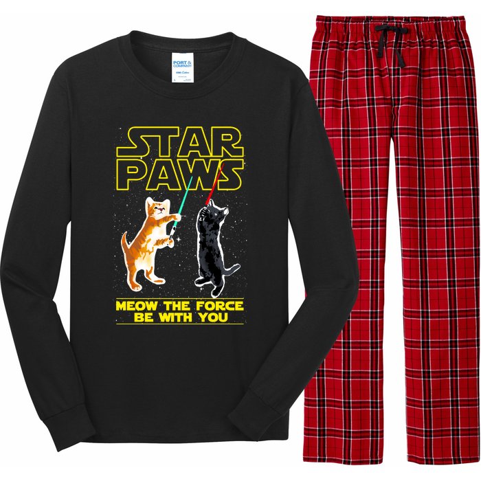 Star Paws Meow The Force Be With You Long Sleeve Pajama Set