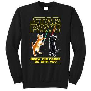 Star Paws Meow The Force Be With You Tall Sweatshirt