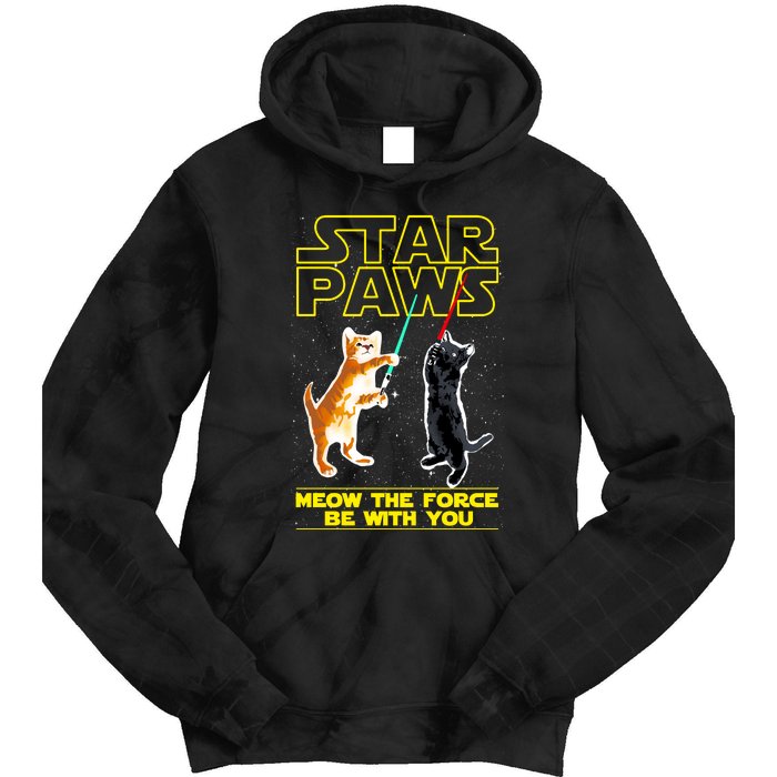 Star Paws Meow The Force Be With You Tie Dye Hoodie