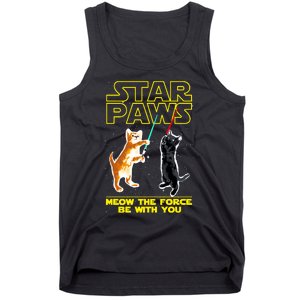 Star Paws Meow The Force Be With You Tank Top