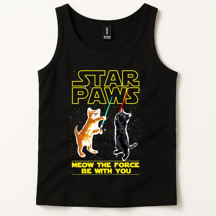Star Paws Meow The Force Be With You Tank Top