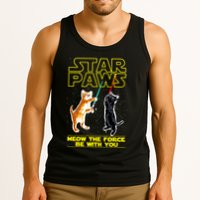 Star Paws Meow The Force Be With You Tank Top