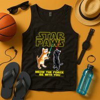 Star Paws Meow The Force Be With You Tank Top