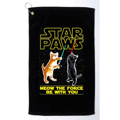 Star Paws Meow The Force Be With You Golf Towel