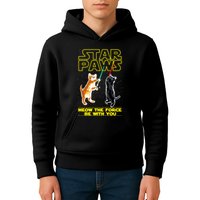 Star Paws Meow The Force Be With You Kids Hoodie