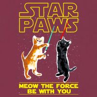 Star Paws Meow The Force Be With You 16oz Travel Tumbler