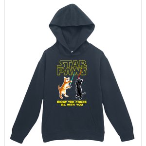 Star Paws Meow The Force Be With You Urban Pullover Hoodie