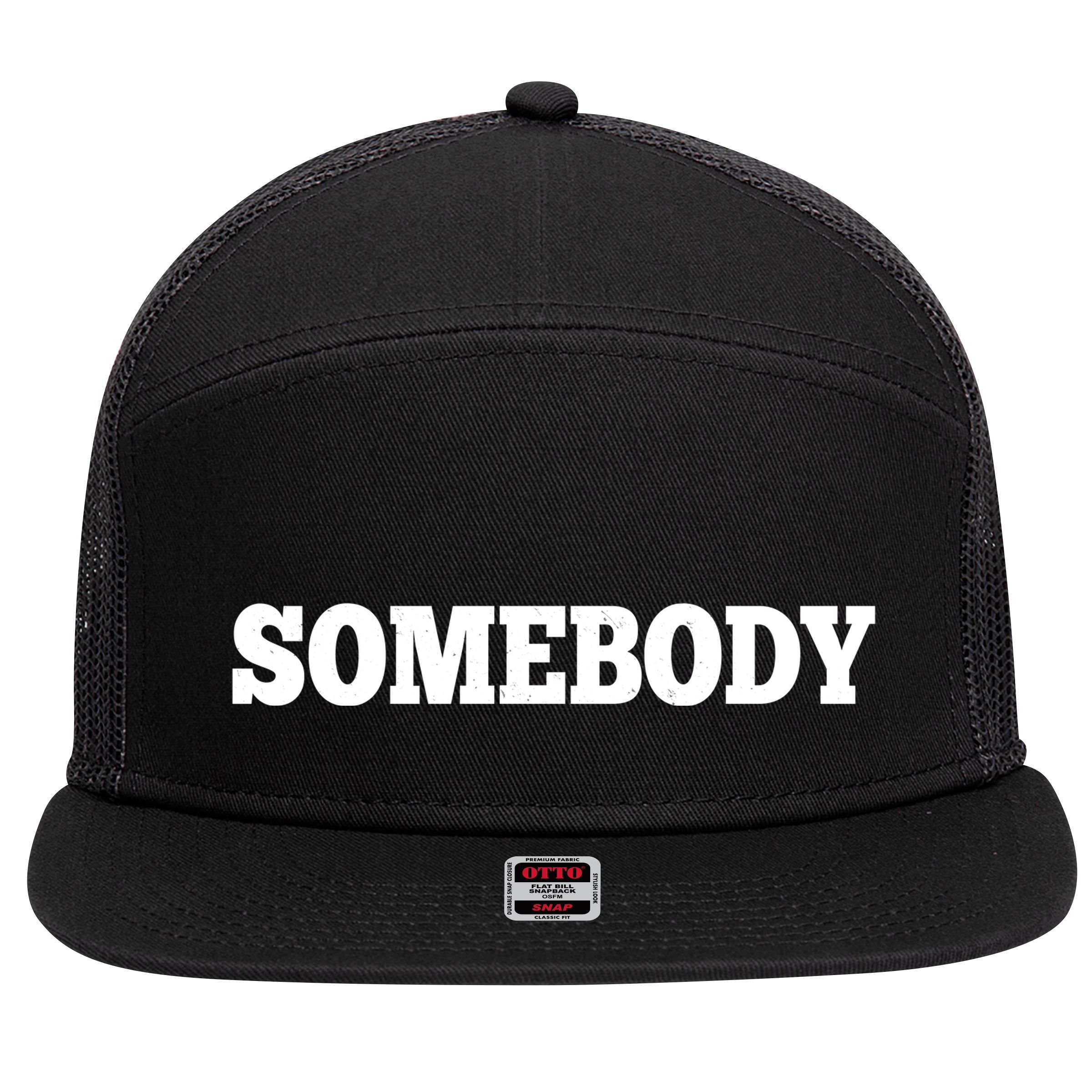 Somebodys Problem Matching Couple Family Shirt 7 Panel Mesh Trucker Snapback Hat