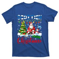 Scottish Proud Merry Christmas Tree Santa Funny Family Gift T-Shirt