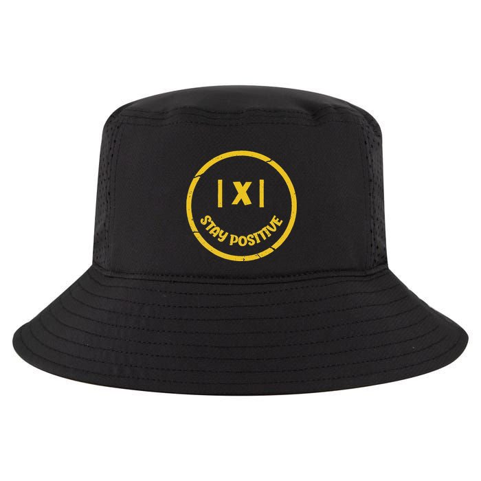Stay Positive Math Teacher Mathematician Avoid Negativity Cool Comfort Performance Bucket Hat
