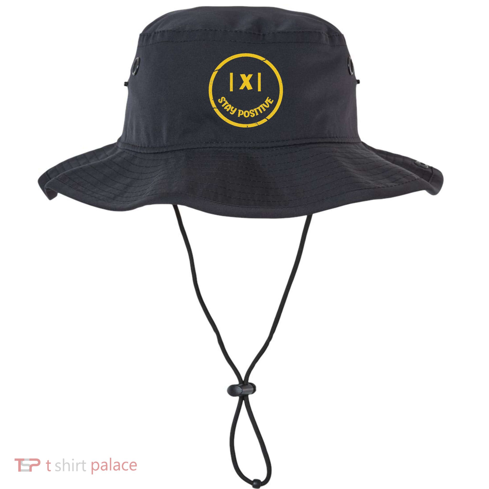 Stay Positive Math Teacher Mathematician Avoid Negativity Legacy Cool Fit Booney Bucket Hat