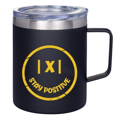 Stay Positive Math Teacher Mathematician Avoid Negativity 12oz Stainless Steel Coffee Mug