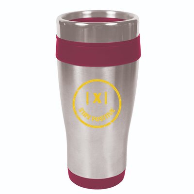 Stay Positive Math Teacher Mathematician Avoid Negativity 16oz Travel Tumbler