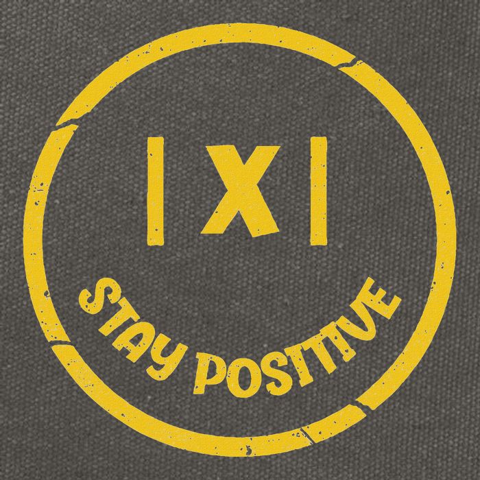 Stay Positive Math Teacher Mathematician Avoid Negativity Cotton Canvas Backpack