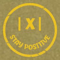 Stay Positive Math Teacher Mathematician Avoid Negativity Garment-Dyed Women's Muscle Tee
