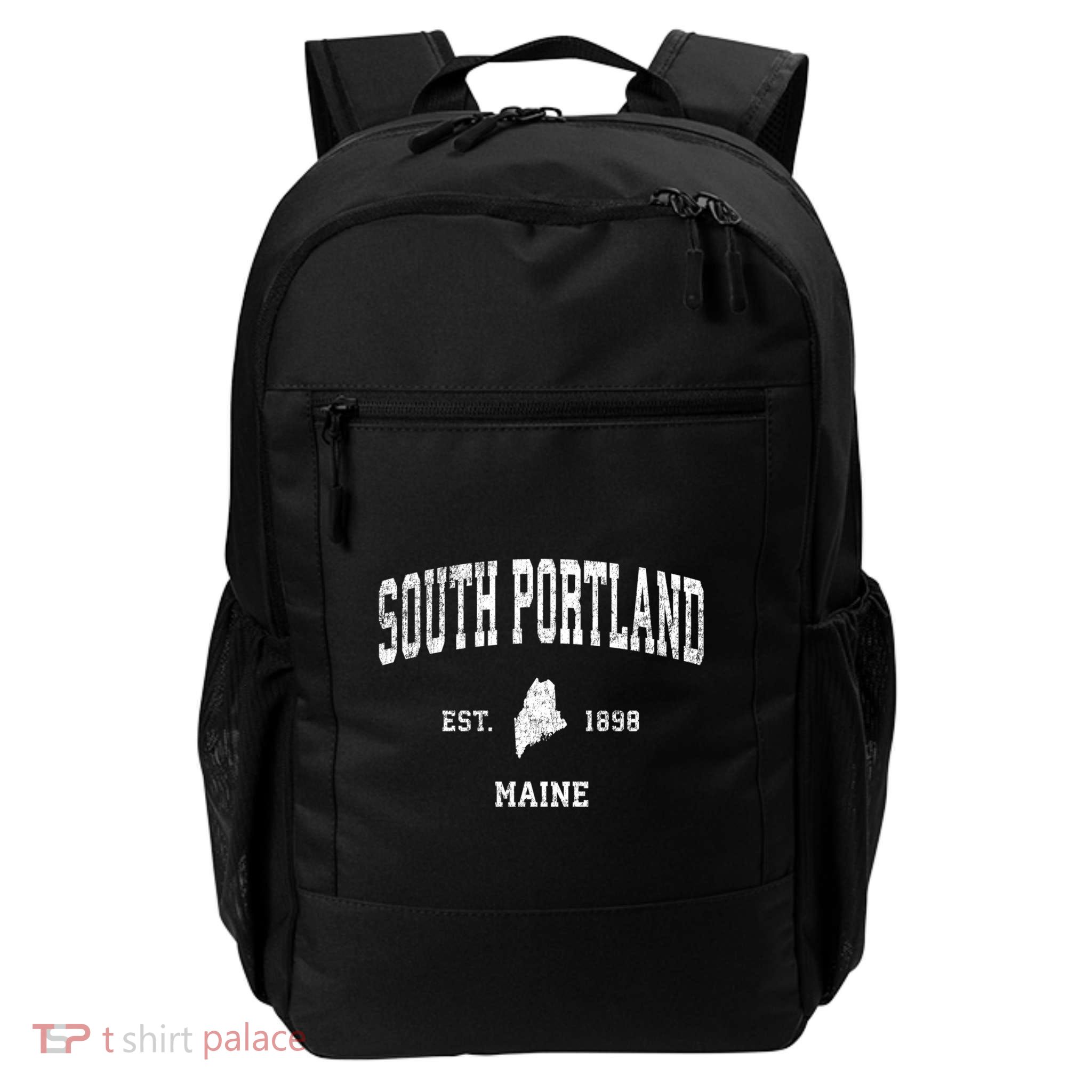 South Portland Maine Me Vintage Sports Backpack