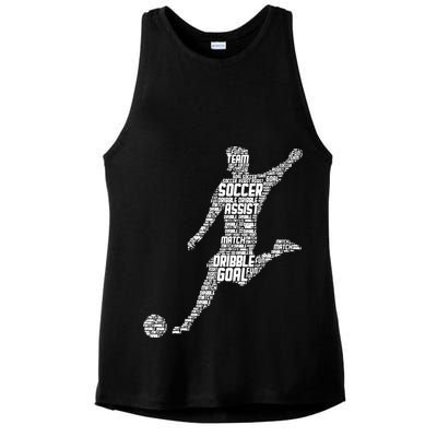 Soccer Player Men Boy Ladies PosiCharge Tri-Blend Wicking Tank