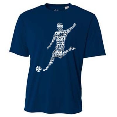 Soccer Player Men Boy Cooling Performance Crew T-Shirt