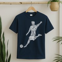 Soccer Player Men Boy T-Shirt