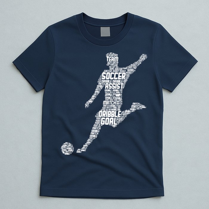 Soccer Player Men Boy T-Shirt