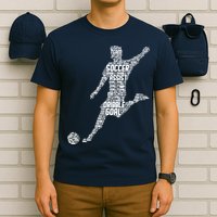 Soccer Player Men Boy T-Shirt