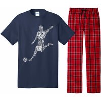 Soccer Player Men Boy Pajama Set