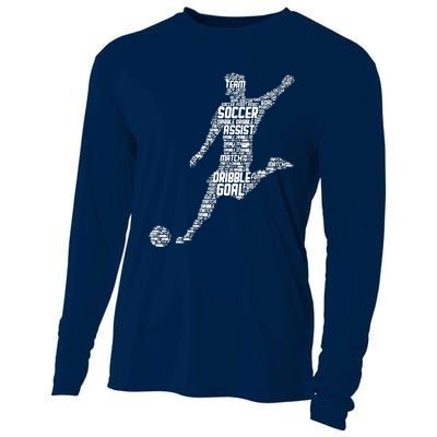 Soccer Player Men Boy Cooling Performance Long Sleeve Crew