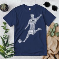 Soccer Player Men Boy Premium T-Shirt